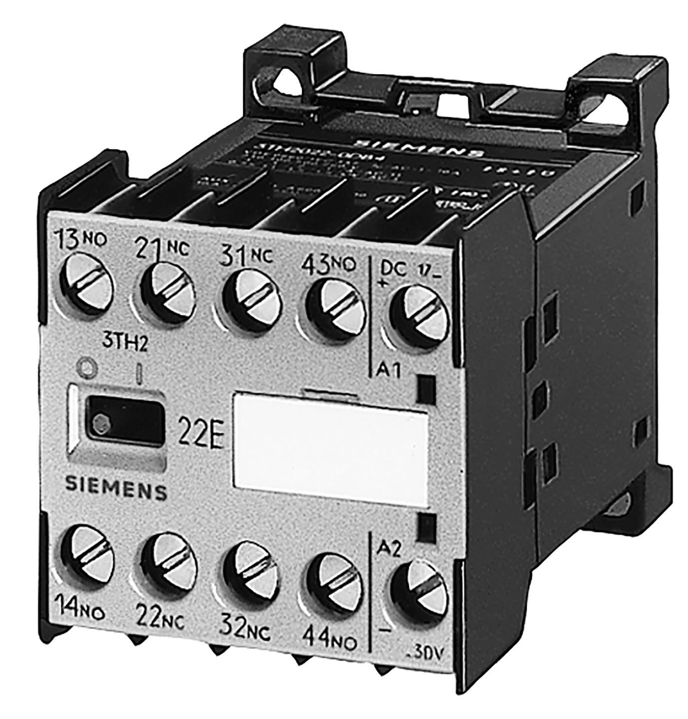 Minikontaktor, Siemens 3TH2031, 80VDC, 3NO + 1NC
