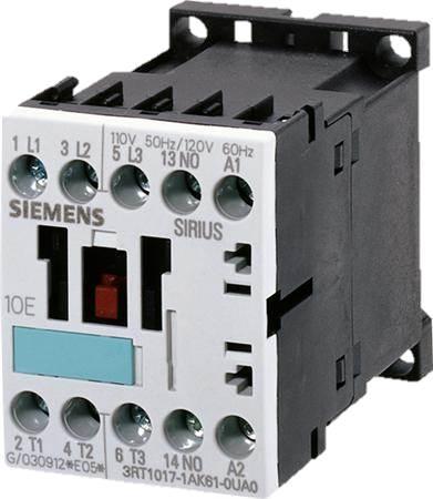 Kontaktor, Siemens, 3RT2015-2AF02, 110VAC, 7A/3kW, 3NO+1NC