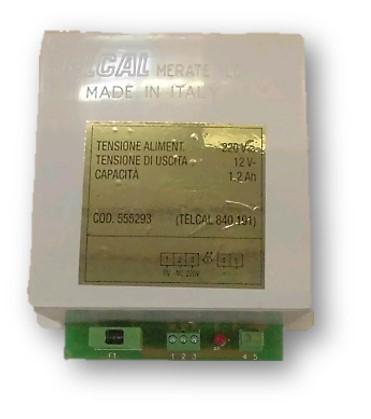 Batteriladdare för alarm, 220/12V-1.2Ah